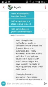 Flirten via app
