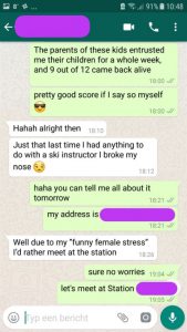 Flirten via app