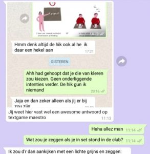 Flirten via app
